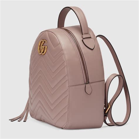 gucci marmont dusty pink vs taupe|Gucci Marmont leather backpack.